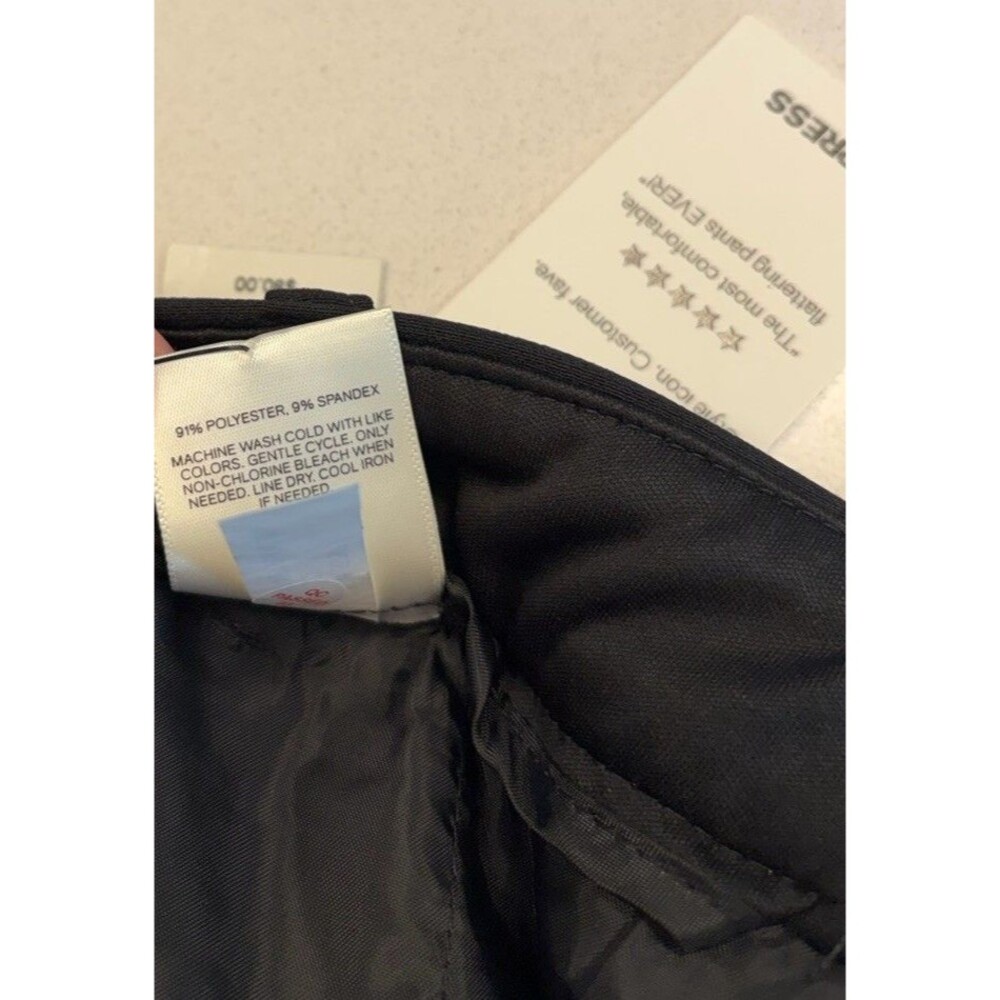 Express Women’s Black Editor Crop Dress Pants Size 8S Trousers NWT - Picture 6 of 7